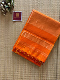 Sunflower Gold Dual tone Maheshwari Handloom Silk Cotton Saree