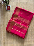 Kairi Buta Pink Maheshwari Handloom Saree
