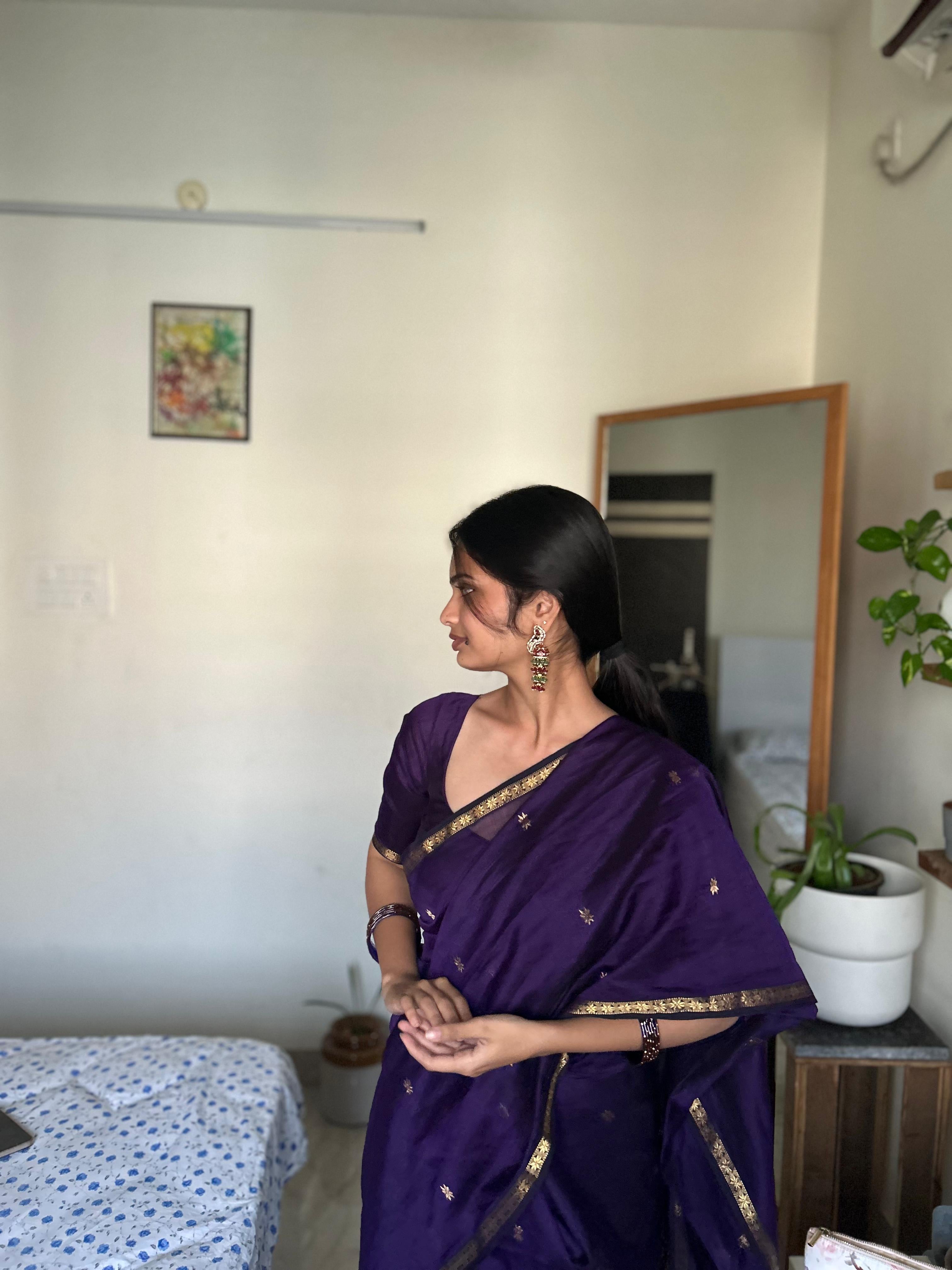 Harshini Reddy Maheshwari Handloom Saree