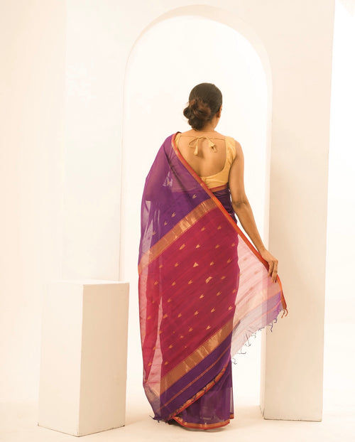 Arrow Ankita Lokhande Maheshwari Handloom Saree