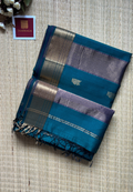 Morni Rama Green Maheshwari Handloom Silk Cotton Saree