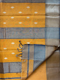 Yellow Tissue Silk Saree