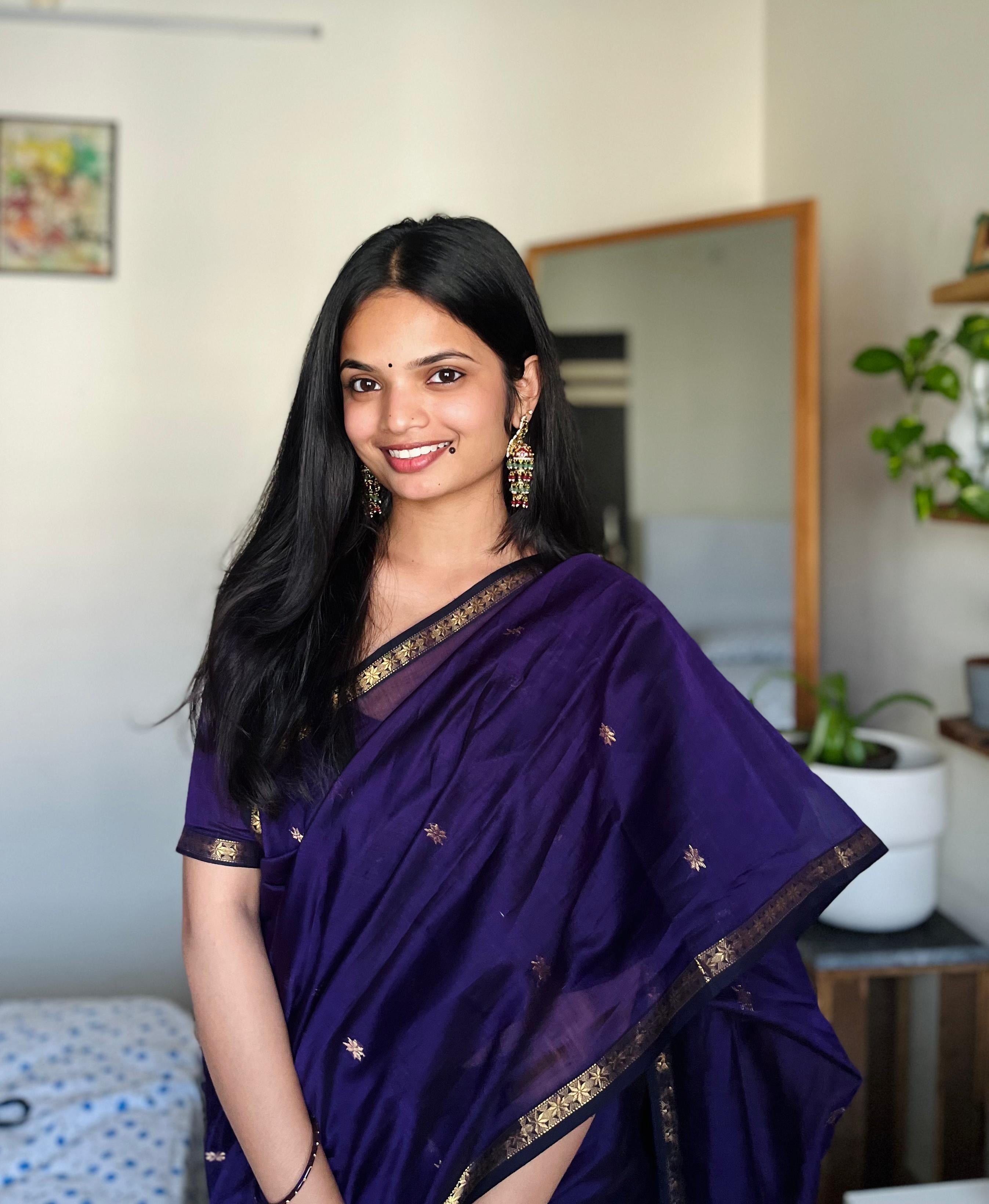 Harshini Reddy Maheshwari Handloom Saree