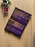 Violet Lotus Maheshwari silk and cotton Lotus Butta Saree