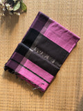 Leher Pink Maheshwari silk and cotton Saree